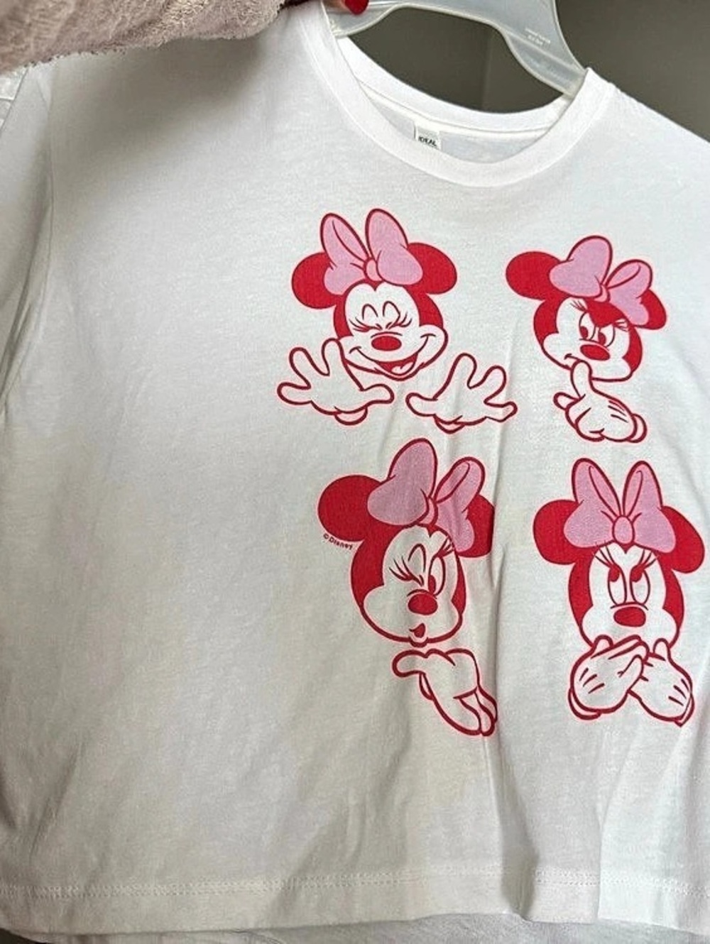 IDEAL Minnie Mouse Graphic Tee White XL